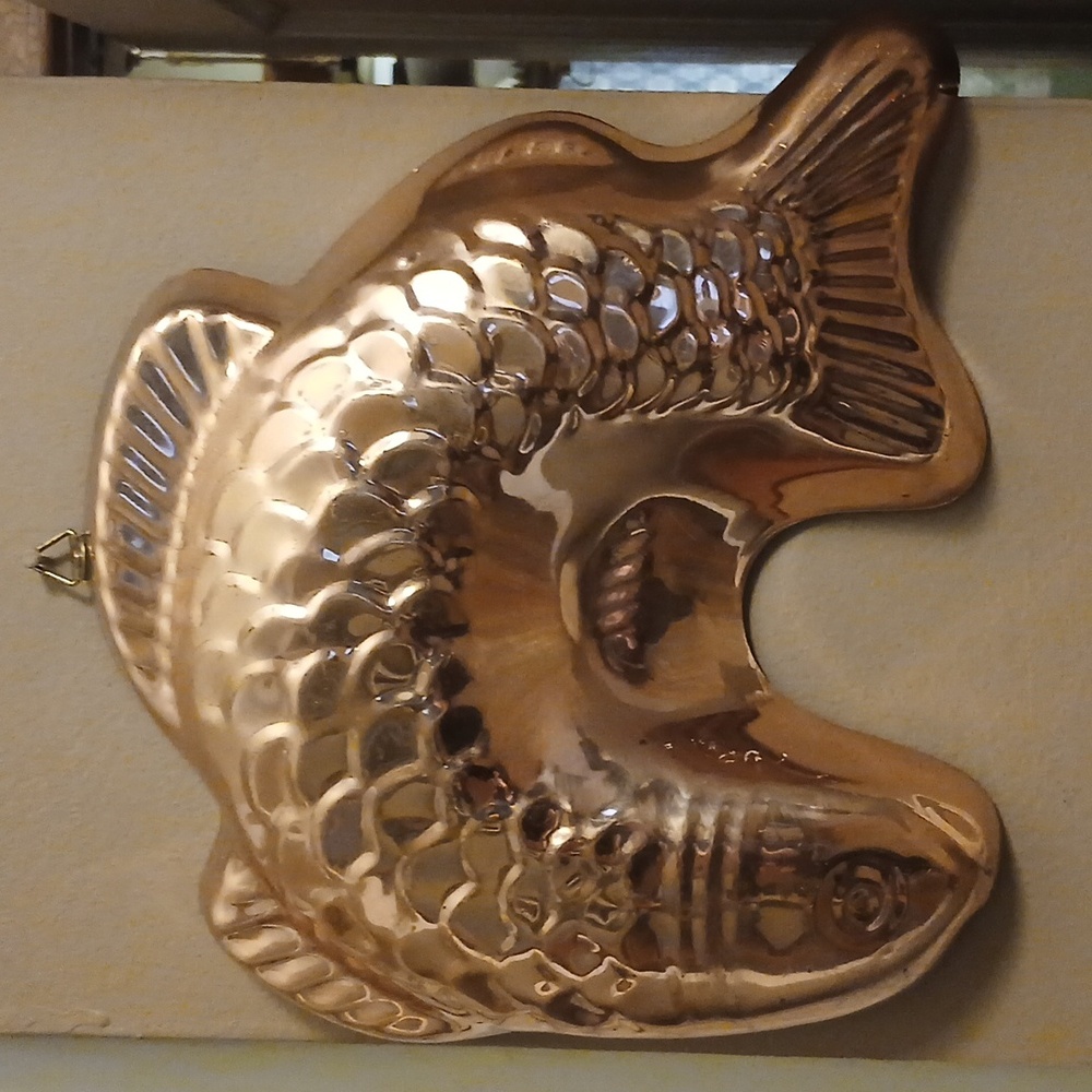 Copper Salmon fish mold